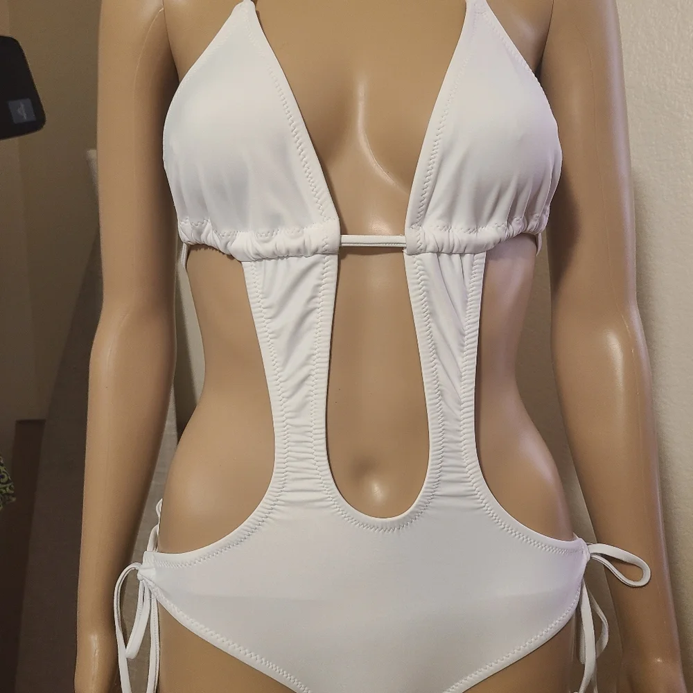 White Monokini